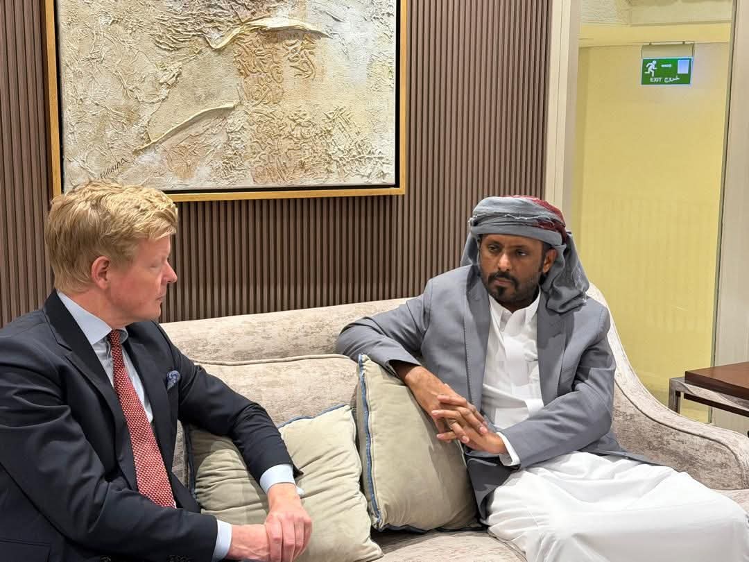 خلال لقائه بالمبعوث الأممي.. بن حبريش يشدد على إشراك القوى الفاعلة وضمان حقوق حضرموت