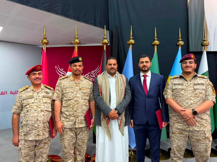 العميد الركن عبدربه لعكب يحصل على الماجستير في العلوم العسكرية من دولة قطر